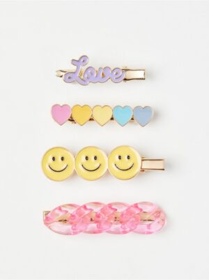 4-pack hair clips - 8624772-7559