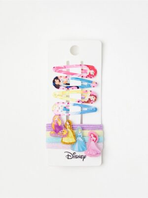 Set with hair clips and hair elastics with Disney motifs - 8624795-6665