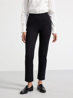 High waist trousers in stretchy jersey - 8630869-80