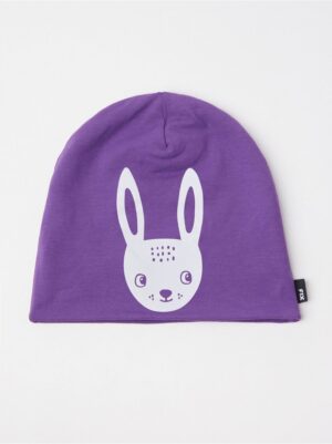 Jersey beanie with fleece lining - 8642723-3121