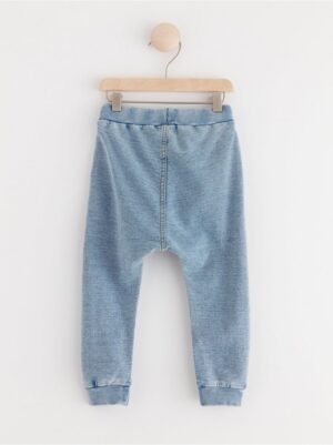 Joggers with denim look - 8652132-766