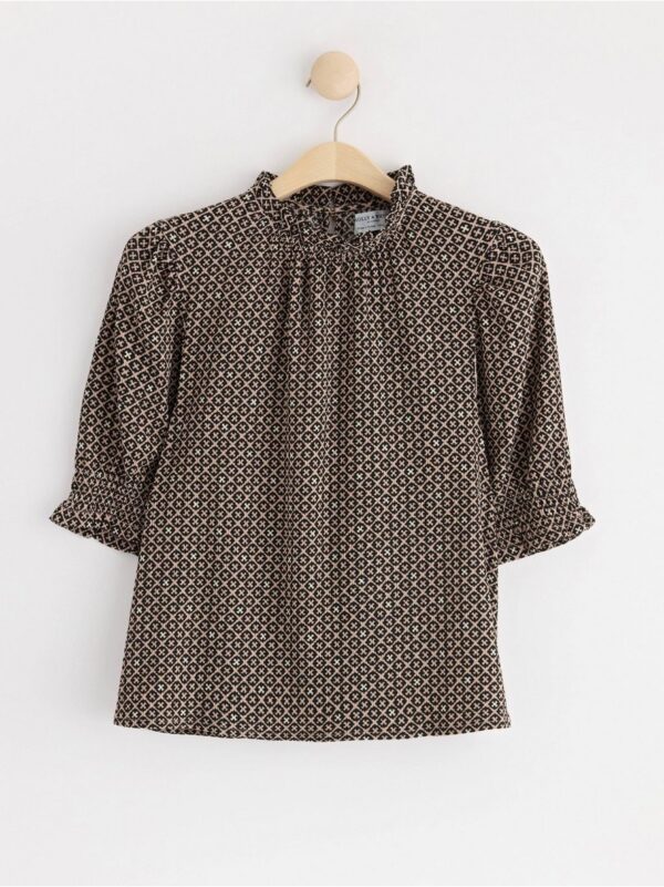 Puff sleeve blouse - 8663588-80