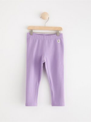 Leggings with brushed inside - 7803777-8167