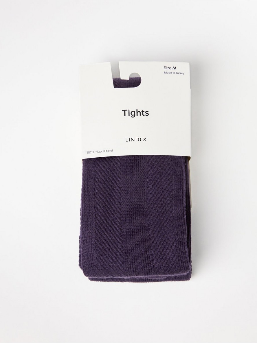 Hulahopke – Rib knit tights