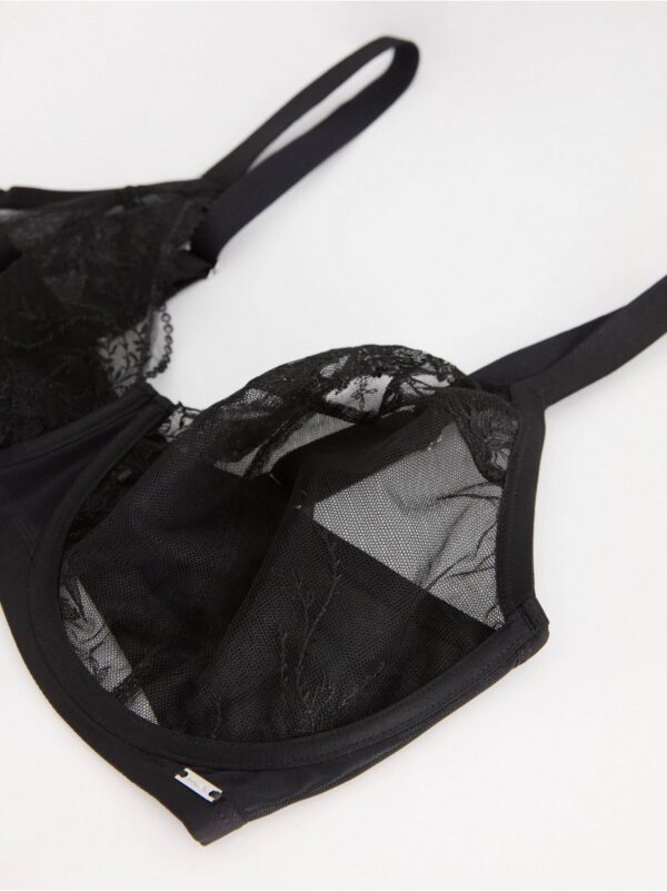 ella m – unpadded bra in mesh - 8534400-80