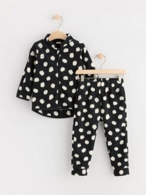 Fleece set with jacket and trousers - 8553116-6959