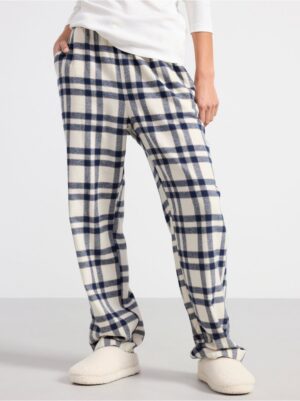 Pyjama trousers in flannel - 8585399-2150