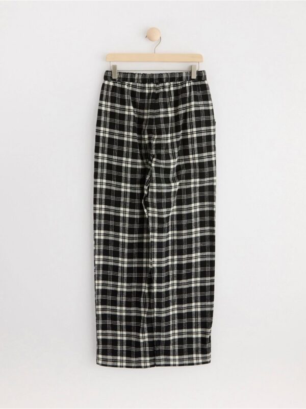 Pyjama trousers in flannel - 8585399-80