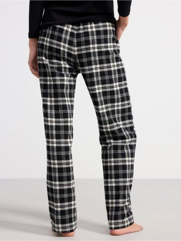 Pyjama trousers in flannel - 8585399-80