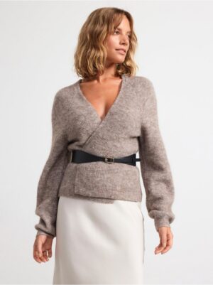 Cardigan in wool blend - 8594416-245