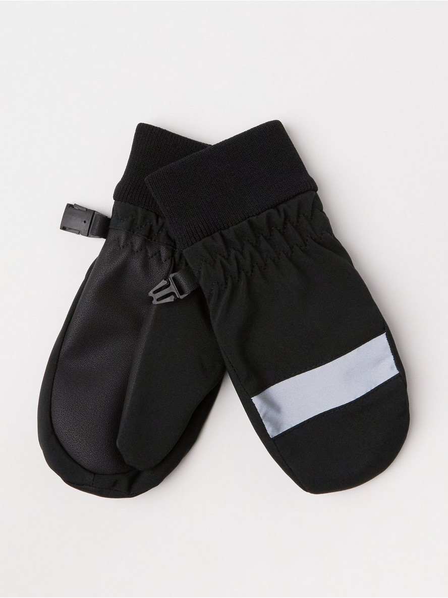 Rukavice – Water repellent mittens with reflective detail