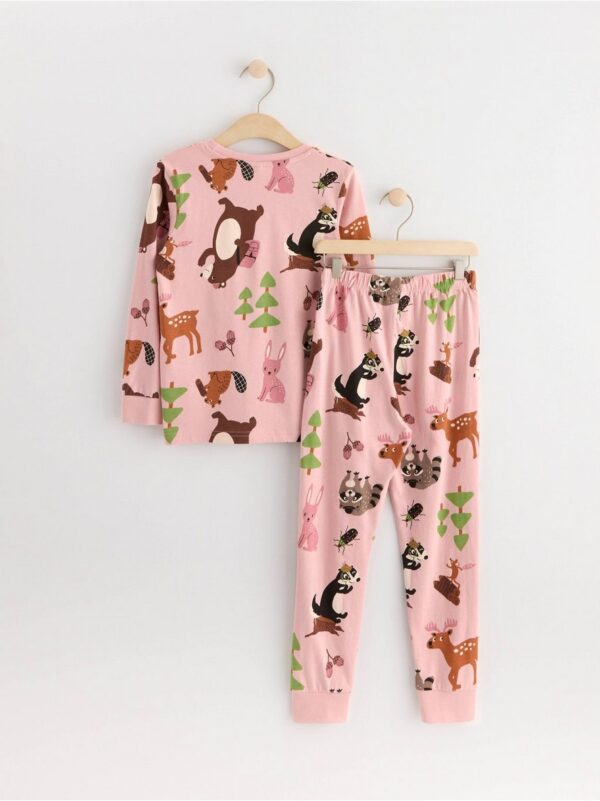 Pyjama set with forest print - 8602018-7723