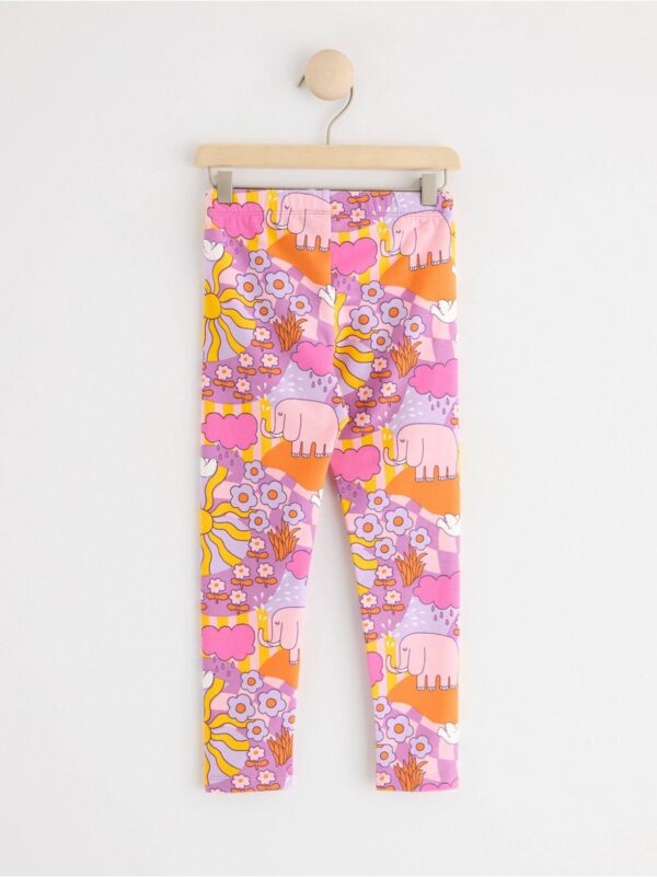 Leggings with allover pattern - 8612098-481