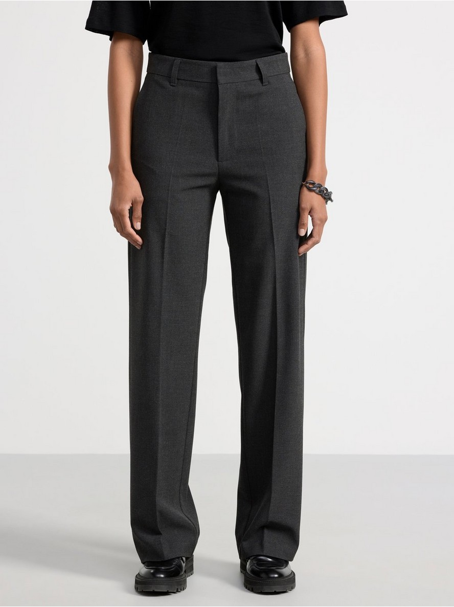 Pantalone – NOOR Straight regular waist trousers