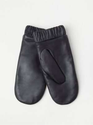 Mittens in leather - 8623898-80