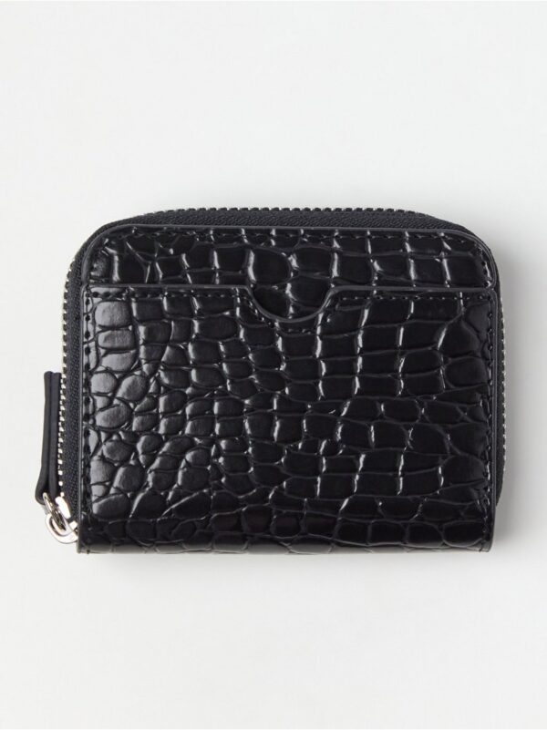 Wallet with crocodile pattern - 8630941-80