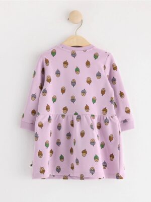 Sweatshirt dress with acorns - 8642026-5335