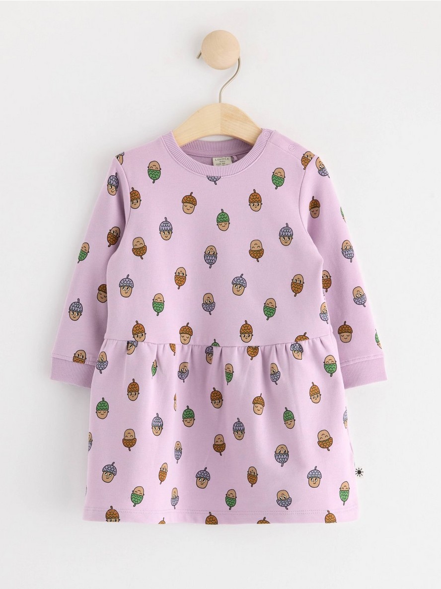 Haljina – Sweatshirt dress with acorns