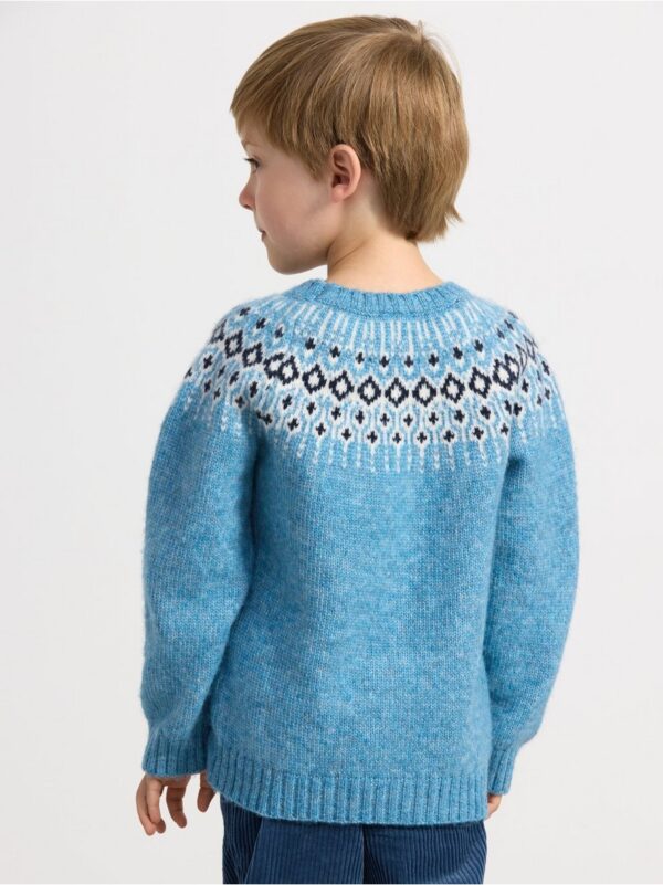 Knitted fair Isle jumper - 8643584-7243