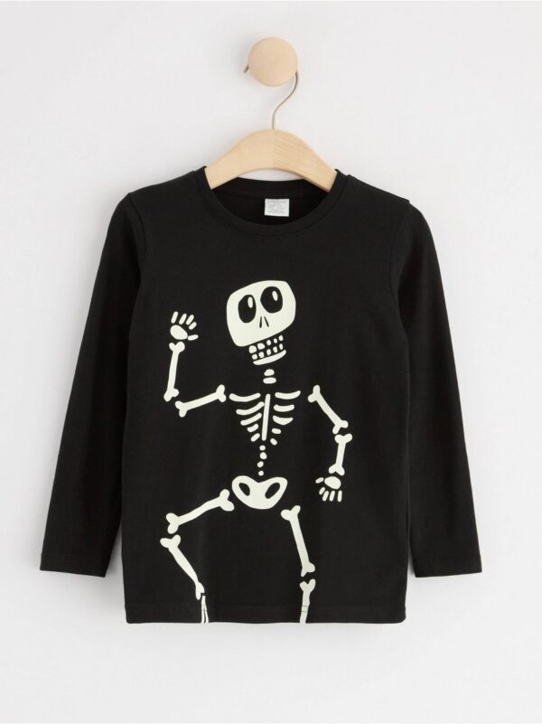 Long sleeve top with skeleton - 8668982-80