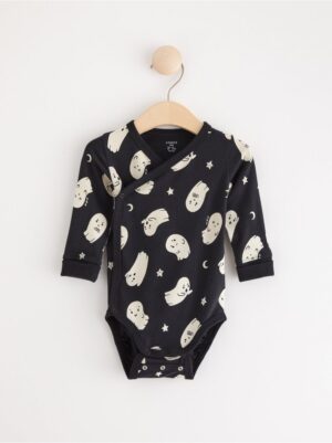 Wrap bodysuit with ghosts - 8679348-6959