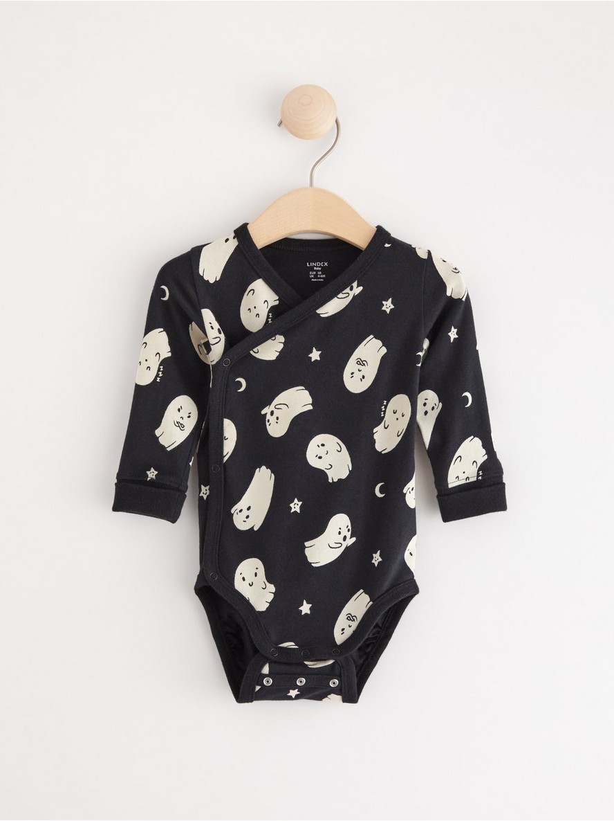 Bodi – Wrap bodysuit with ghosts