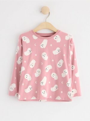 Long sleeve top with ghosts - 8679349-6950