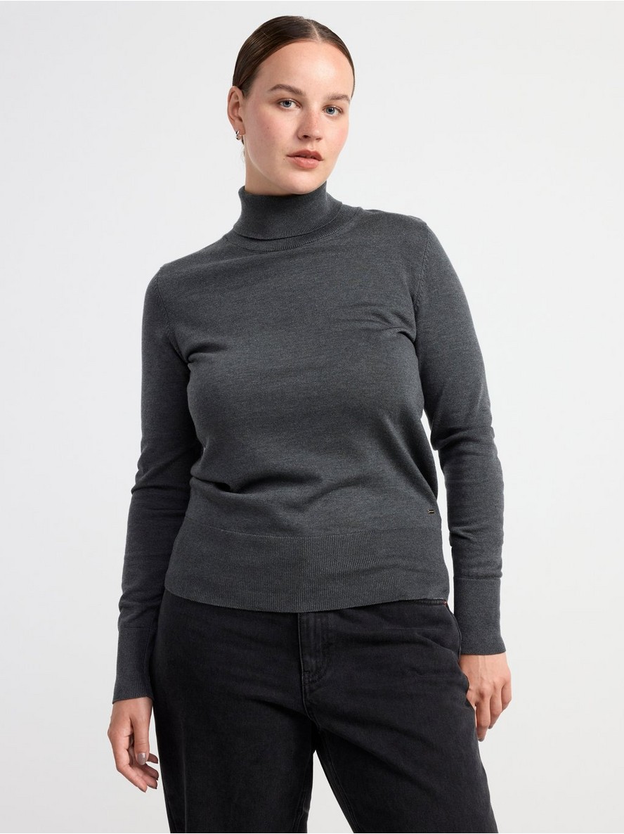 Rolka – Fine-knit roll neck top