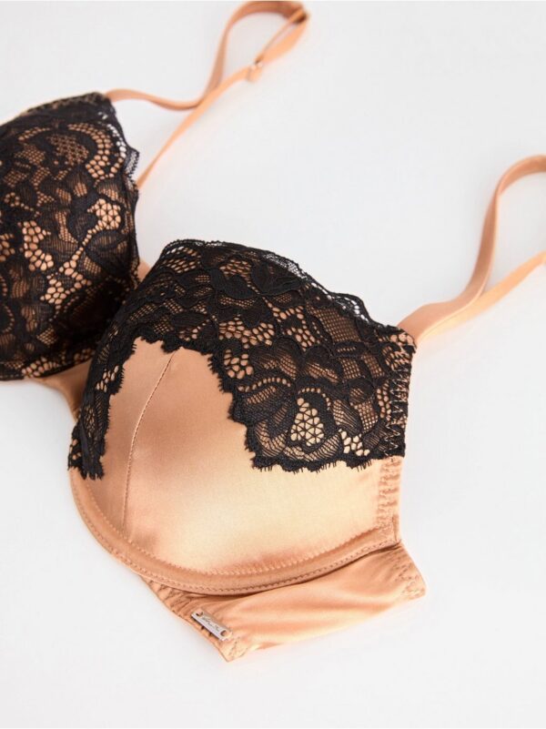 ella m – Lily satin t-shirt bra - 8534534-6219