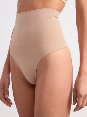 Zonal support shaping thong - 8560090-6793