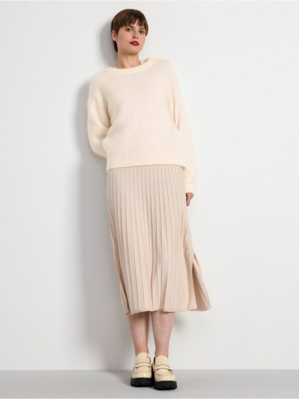 Knitted jumper in mohair blend - 8594824-300
