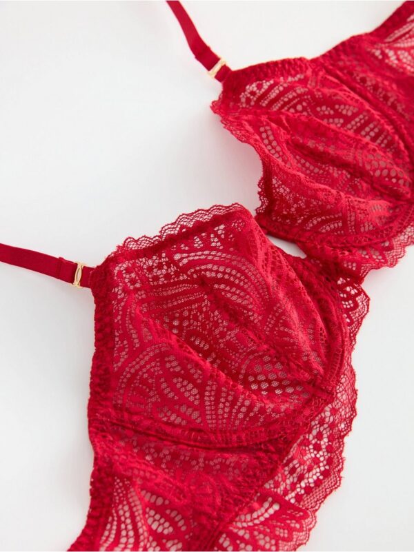 Unpadded bra in lace - 8597574-7909