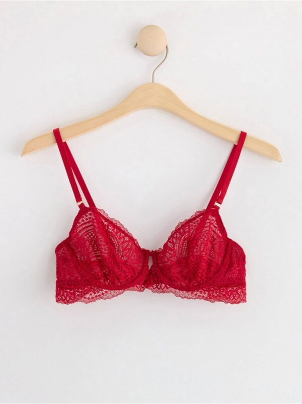 Unpadded bra in lace - 8597574-7909