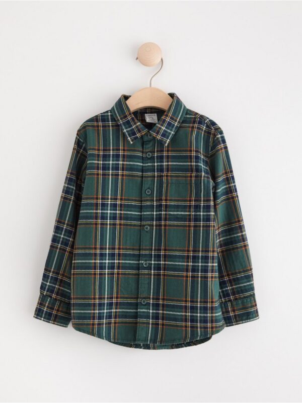 Checked flannel shirt - 8599616-8599