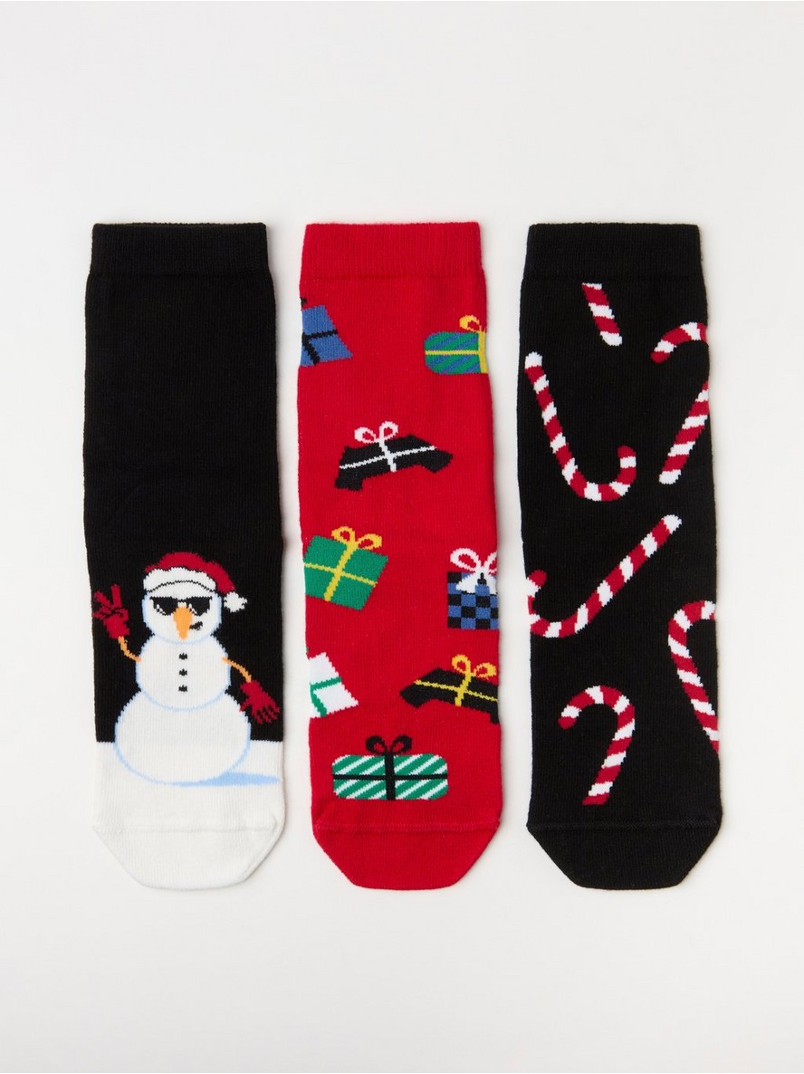 Carape – 3-pack socks with Christmas motifs