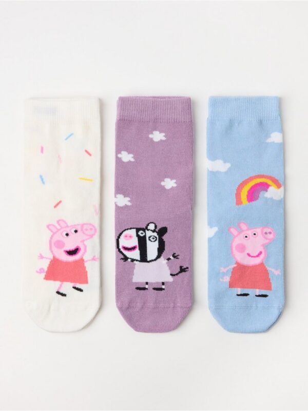 3-pack socks with Peppa Pig - 8600946-3741