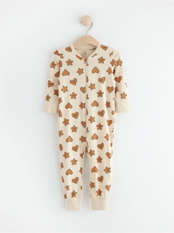 Pyjamas with gingerbread pattern - 8618076-1230