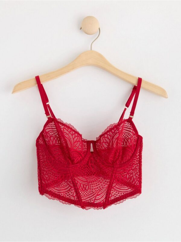 Bustier in lace - 8623070-7909