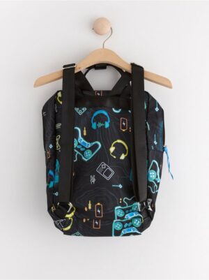 Backpack with gaming pattern - 8626002-80