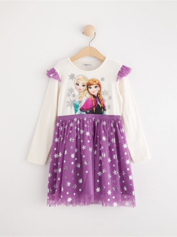Dress in tulle with Frozen print - 8632937-325