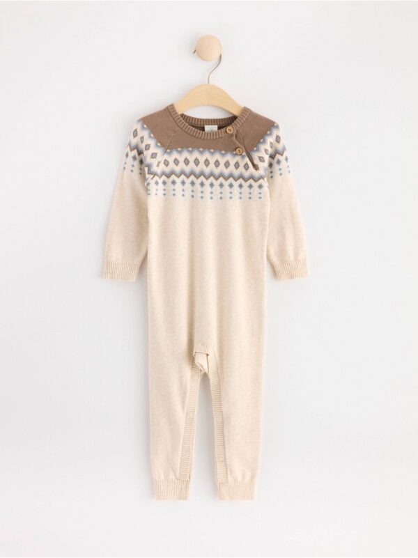 Fair isle onesie - 8638922-9805