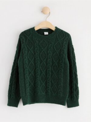 Cable-knit jumper - 8640269-8599