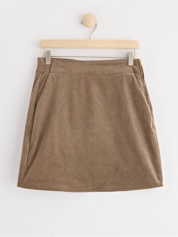 Mini skirt in corduroy - 8651929-8181