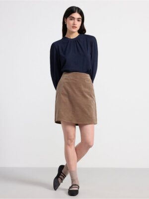 Mini skirt in corduroy - 8651929-8181