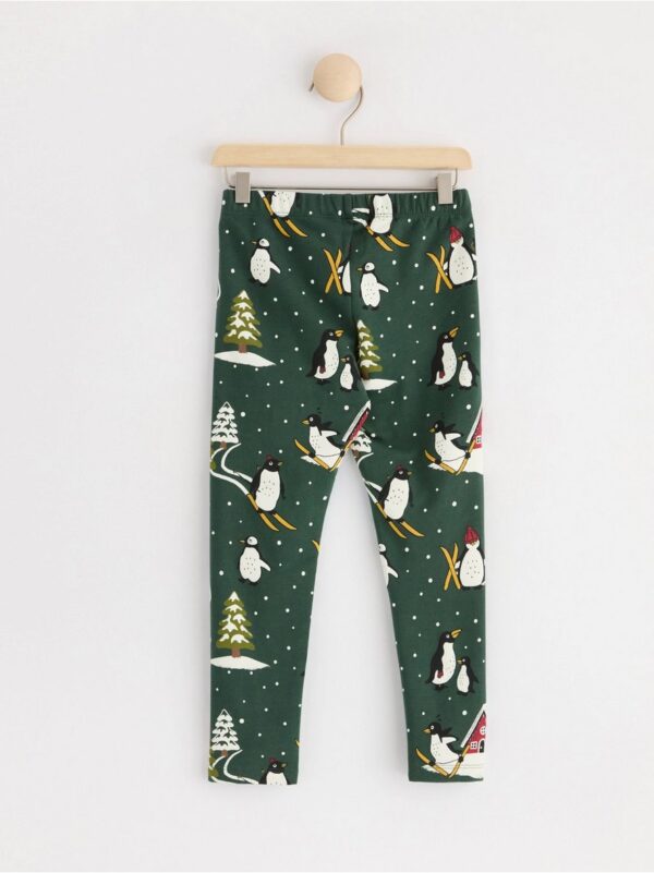 Leggings with penguins - 8661552-8599