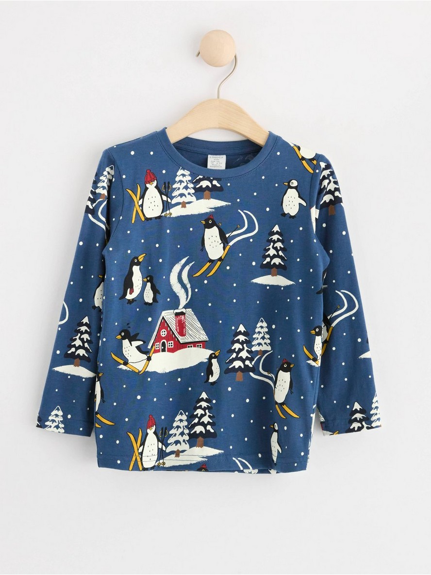 Majica – Long sleeve top with penguins