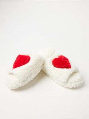 Furry slippers - 8672278-325