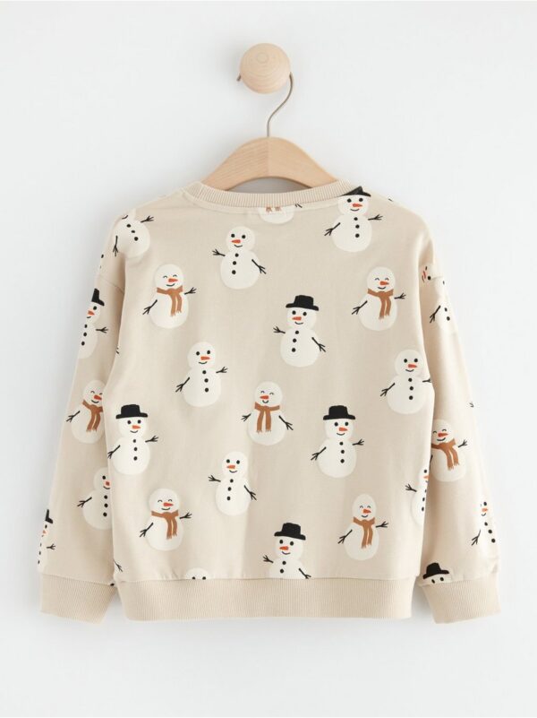 Sweatshirt with snowmen - 8679346-7458