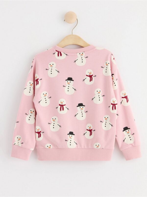 Sweatshirt with snowman print - 8685741-7955
