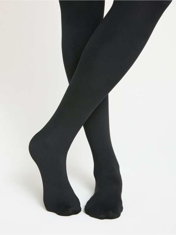 Tights with brushed inside - 8410862-80